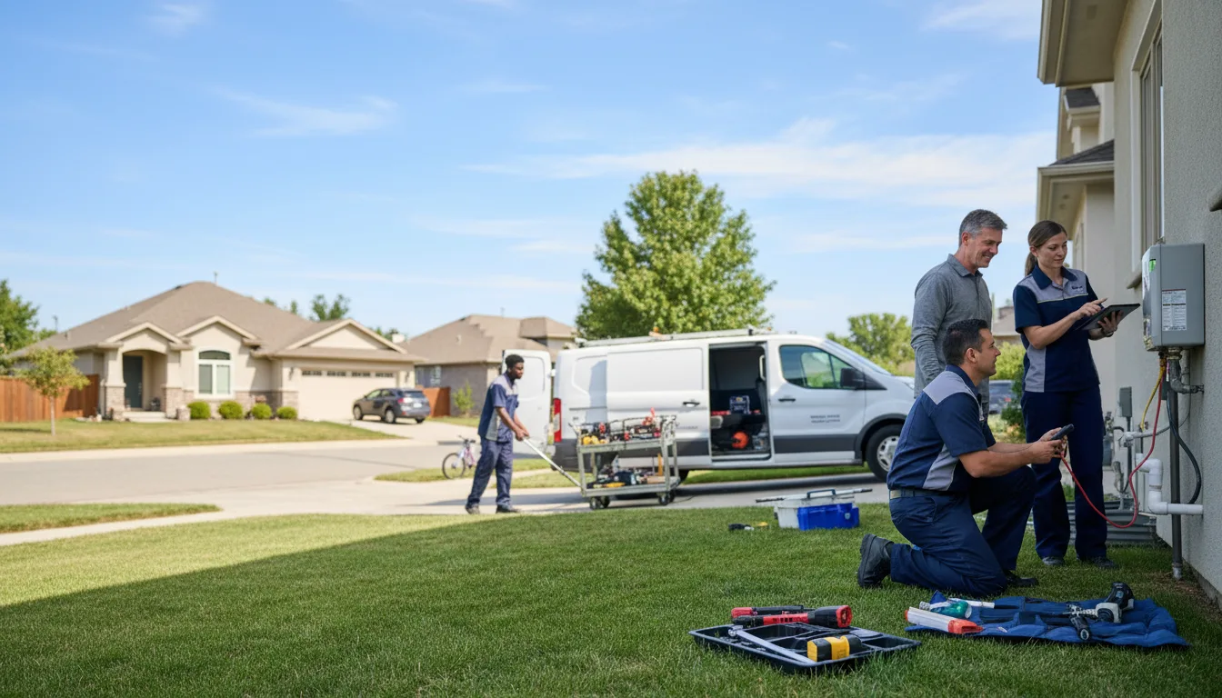 Tankless water heater service in Robbins, IL